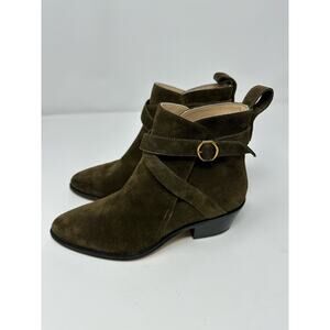 Banana Republic Olive Ankle Boots